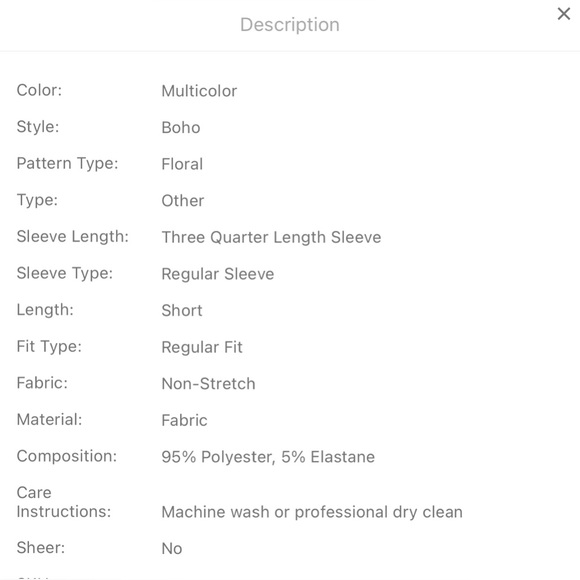 NWOT🌹EMERY ROSE Floral Print Open Front Cardigan - Picture 8 of 11